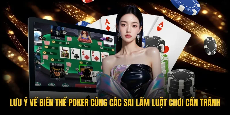 Các lỗi luật thường gặp ở biến thể Game Bài Poker